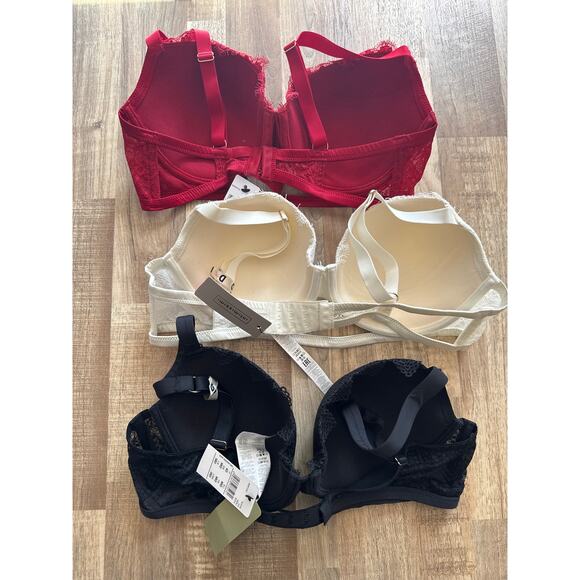 NWT Women's Intimissimi Sofia Urban Nomad Balconette Bra 3 Piece BUNDLE size 38D - Picture 3 of 4